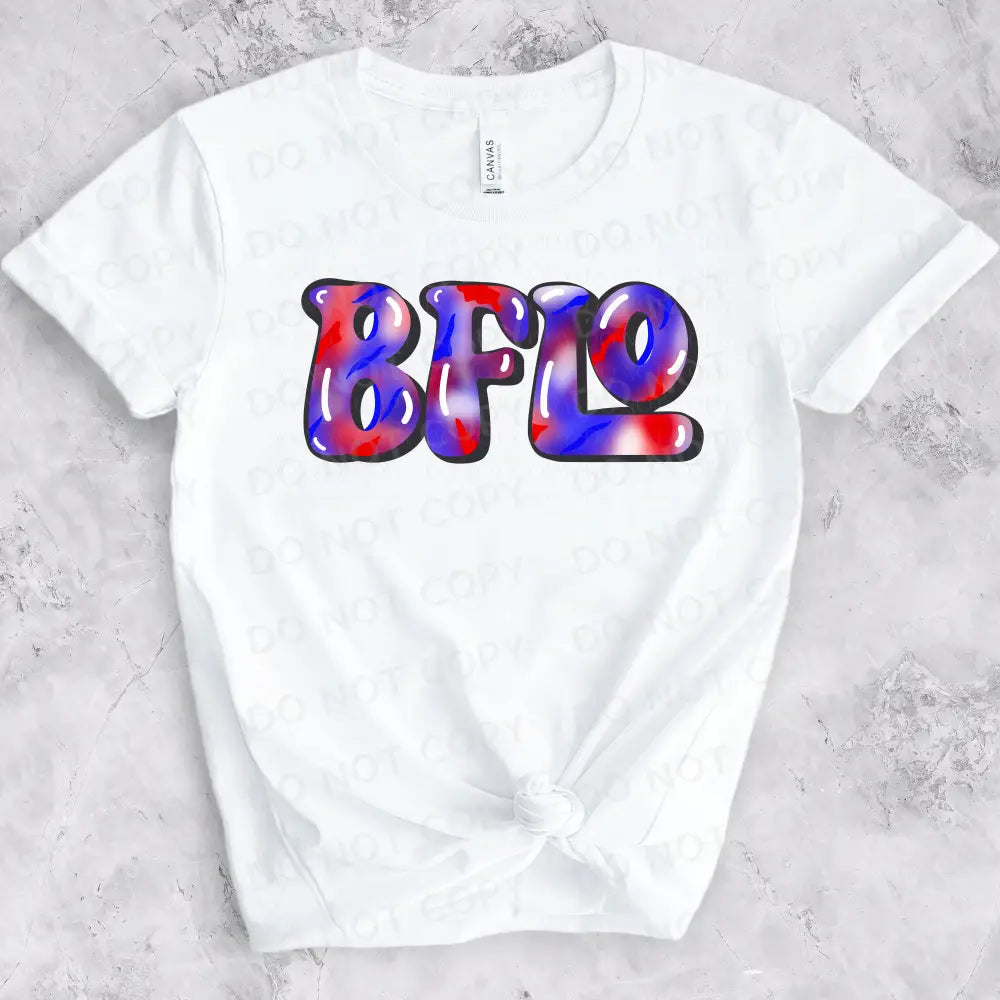 Bflo Watercolor Dtf Transfer