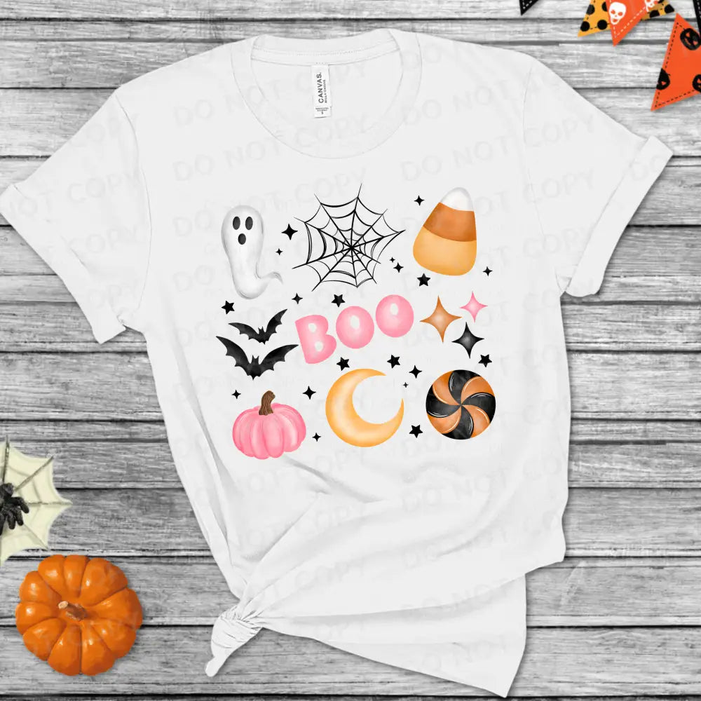 Boo Cute Halloween Dtf Transfer