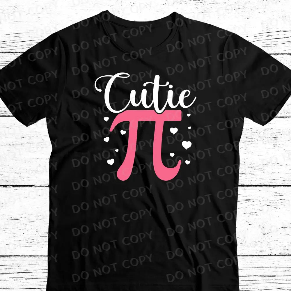 Cutie Pi Dtf Transfers Pink Hearts Clear Film Print Ready To Press Heat Transfer Hot Peel Math