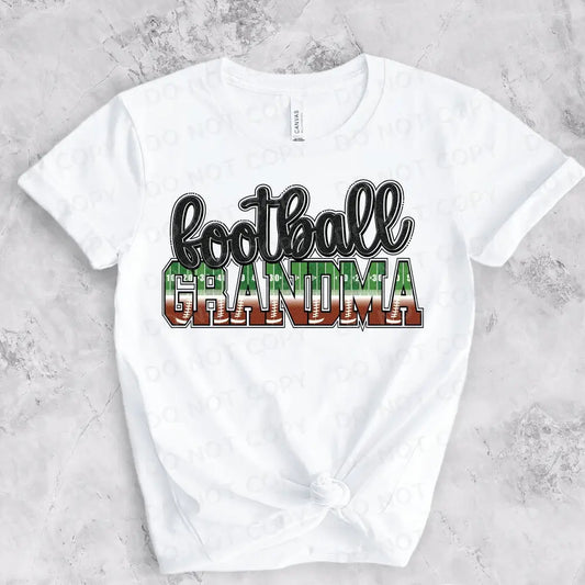 Football Grandma Field Dtf Transfers Clear Film Prints Ready To Press Heat Transfer Hot Peel