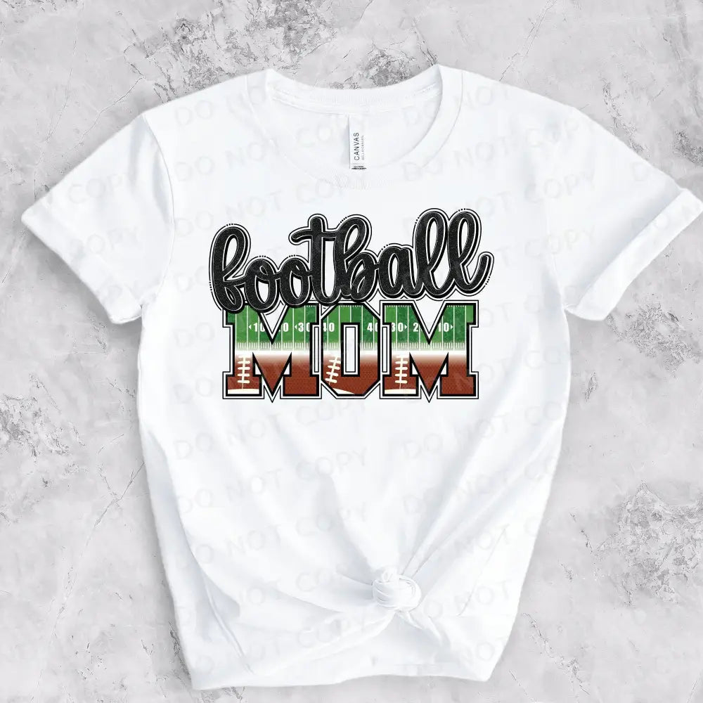 Football Mom Field Dtf Transfers Clear Film Prints Ready To Press Heat Transfer Hot Peel