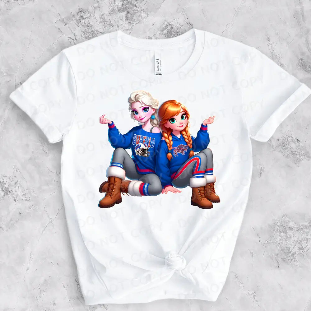 Frozen Buffalo Fan Dtf Transfers Ready To Press Heat Transfer Direct Film