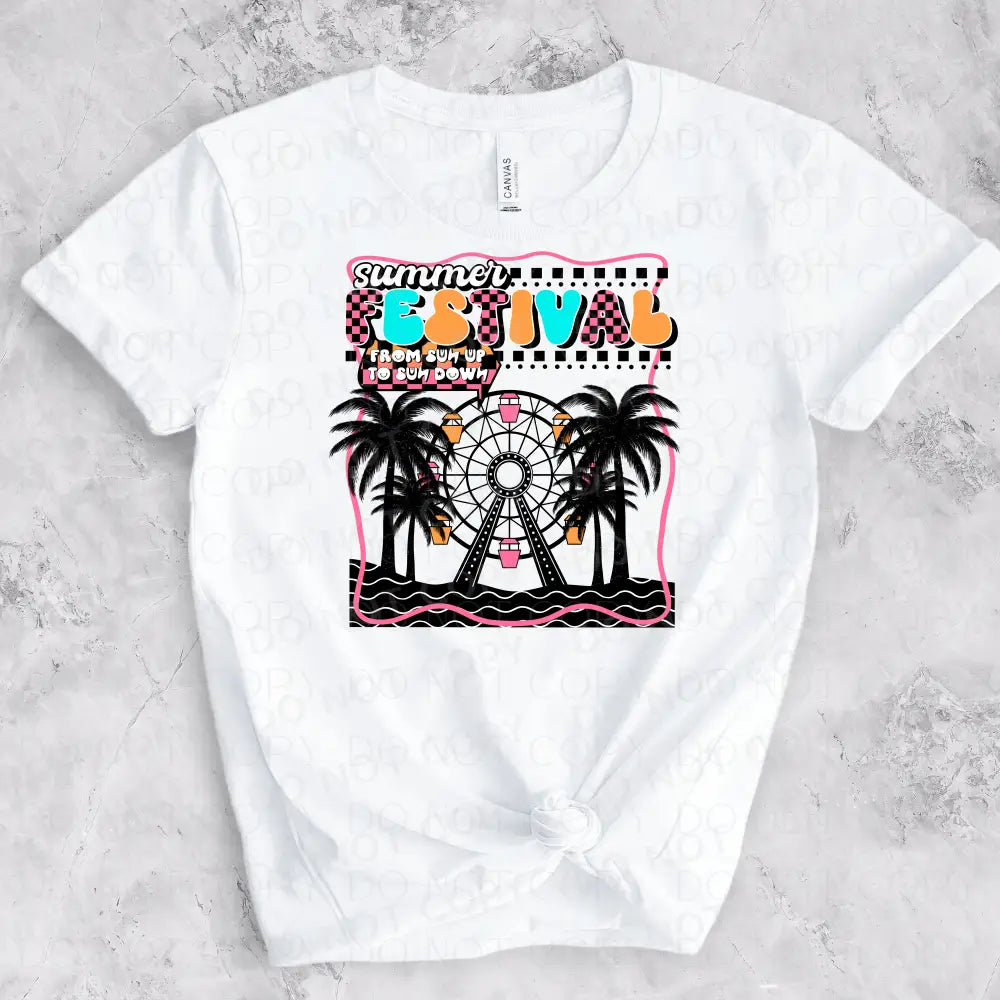 Summer Festival Dtf Transfers