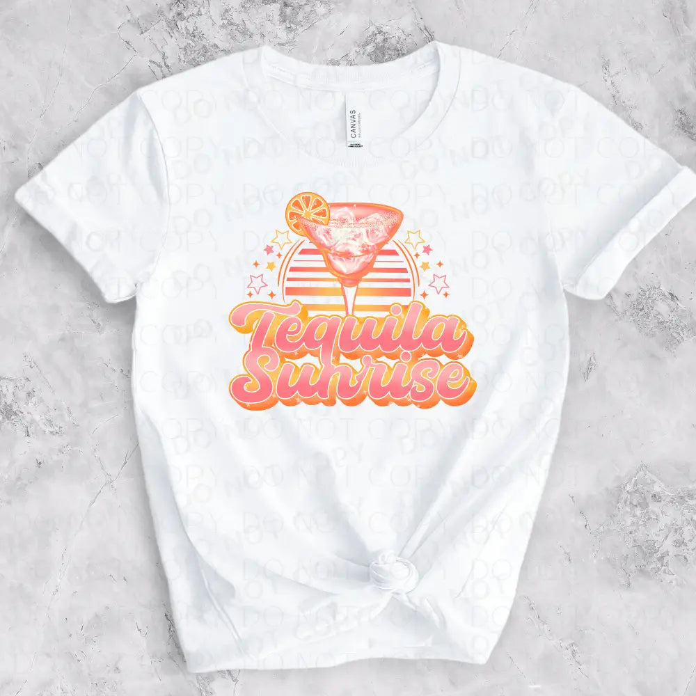 Tequila Sunrise Dtf Transfers