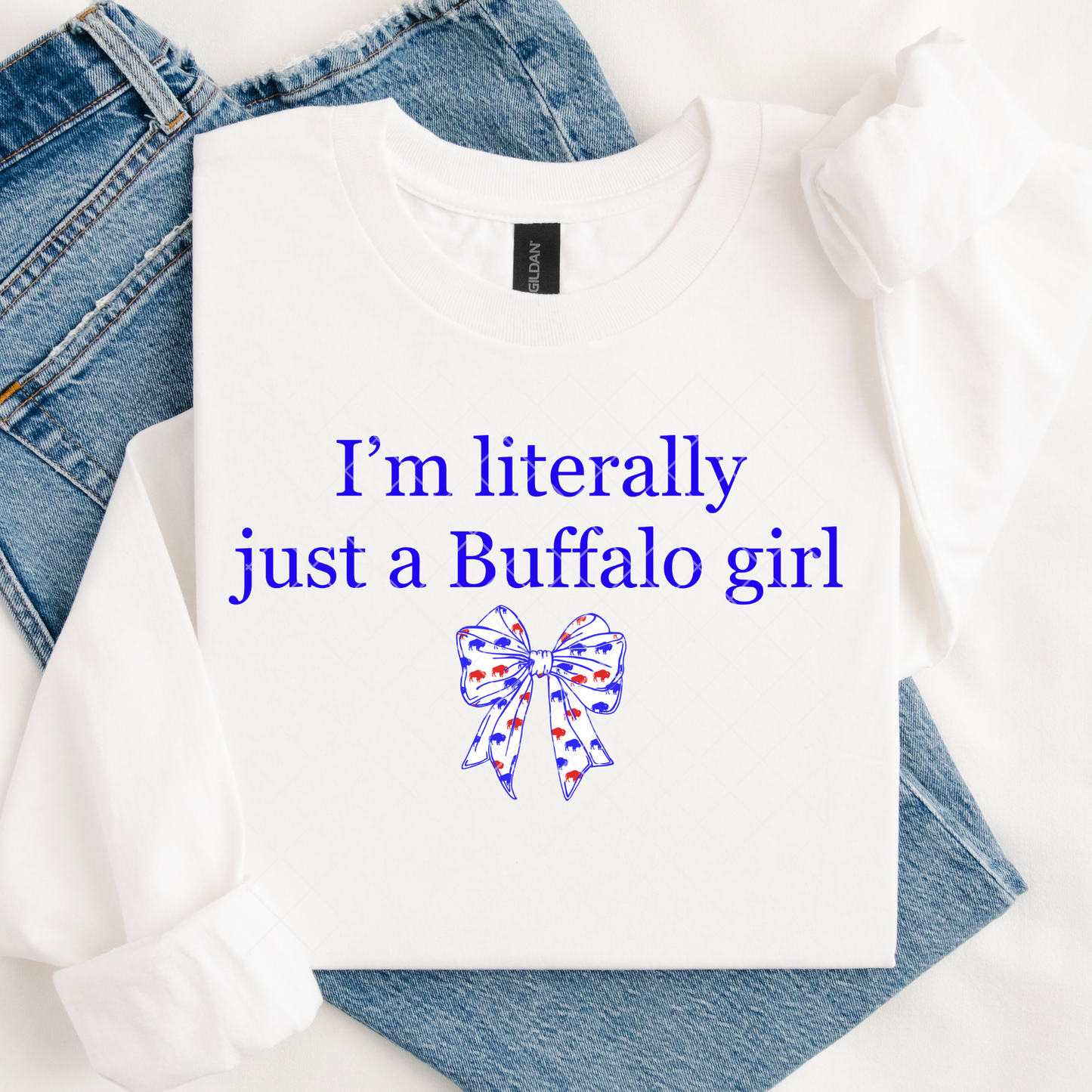 Just a Buffalo Girl DTF Transfer