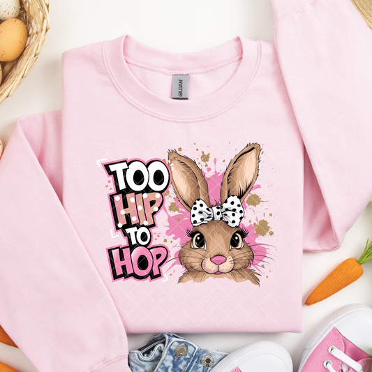 Too Hip To Hop Pink DTF Transfer