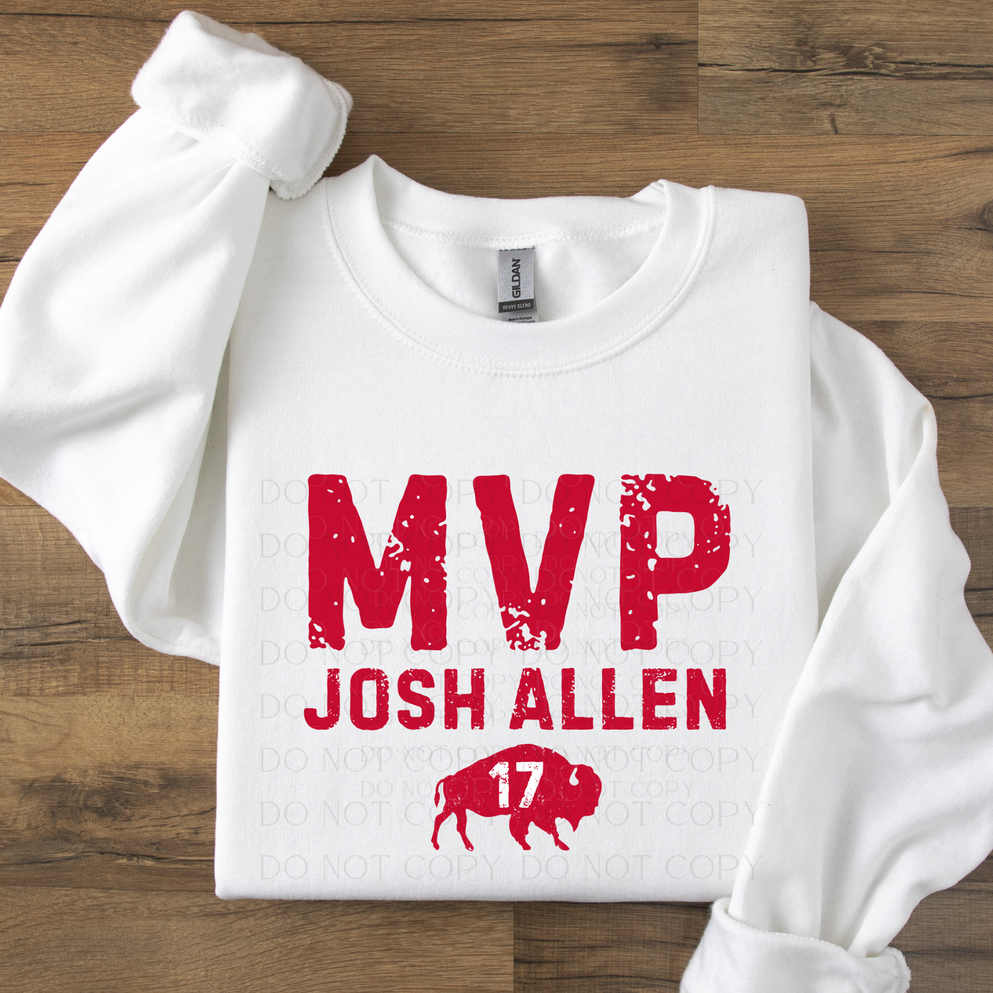 MVP Josh Allen 17 DTF Transfer