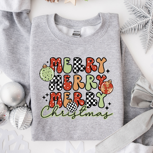 Groovy Merry Christmas DTF Transfer