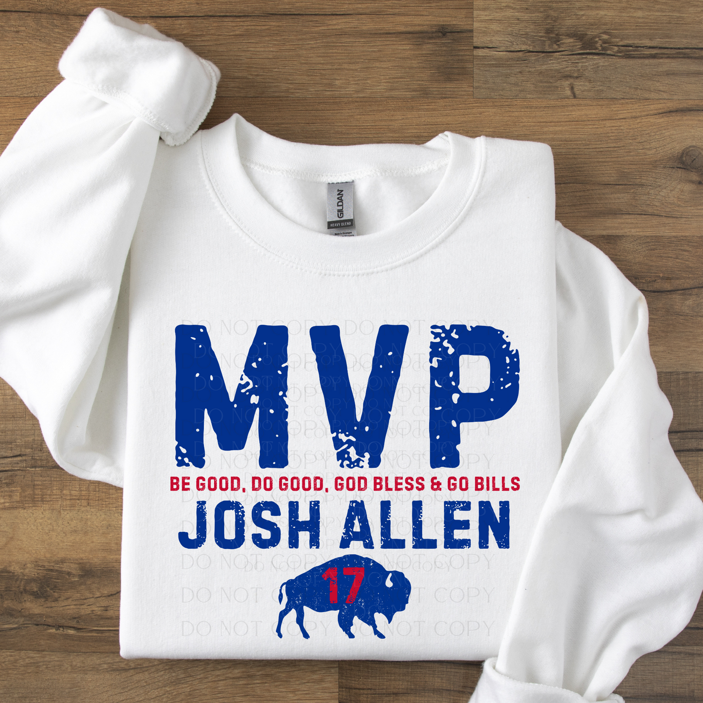 MVP Josh Allen 17 DTF Transfer