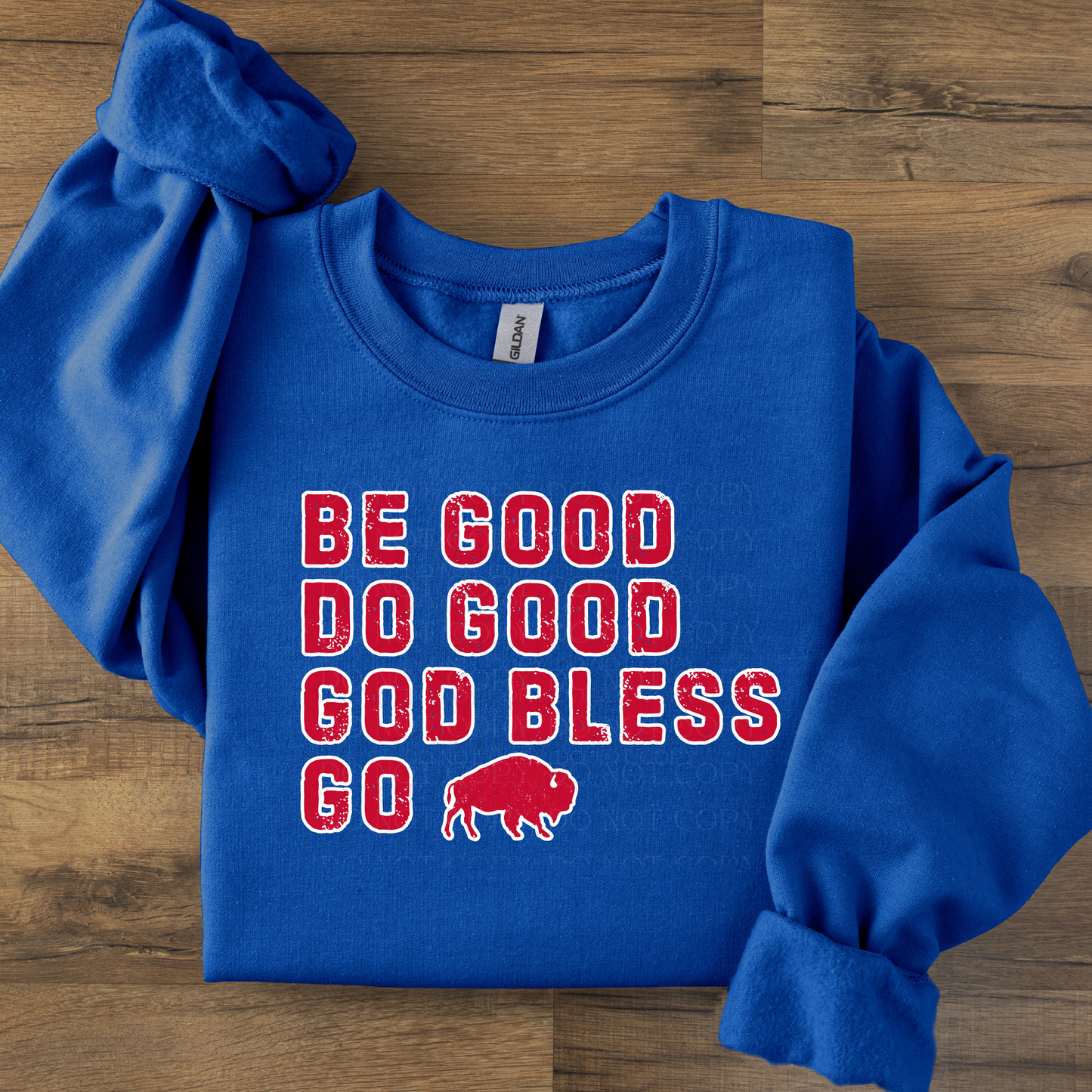 Do Good Be Good Red or Blue DTF Transfer