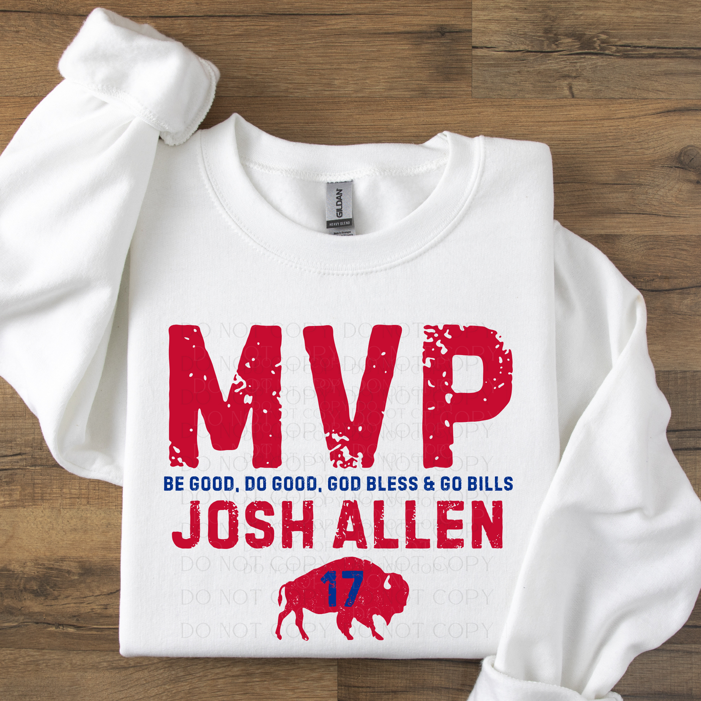 MVP Josh Allen 17 DTF Transfer