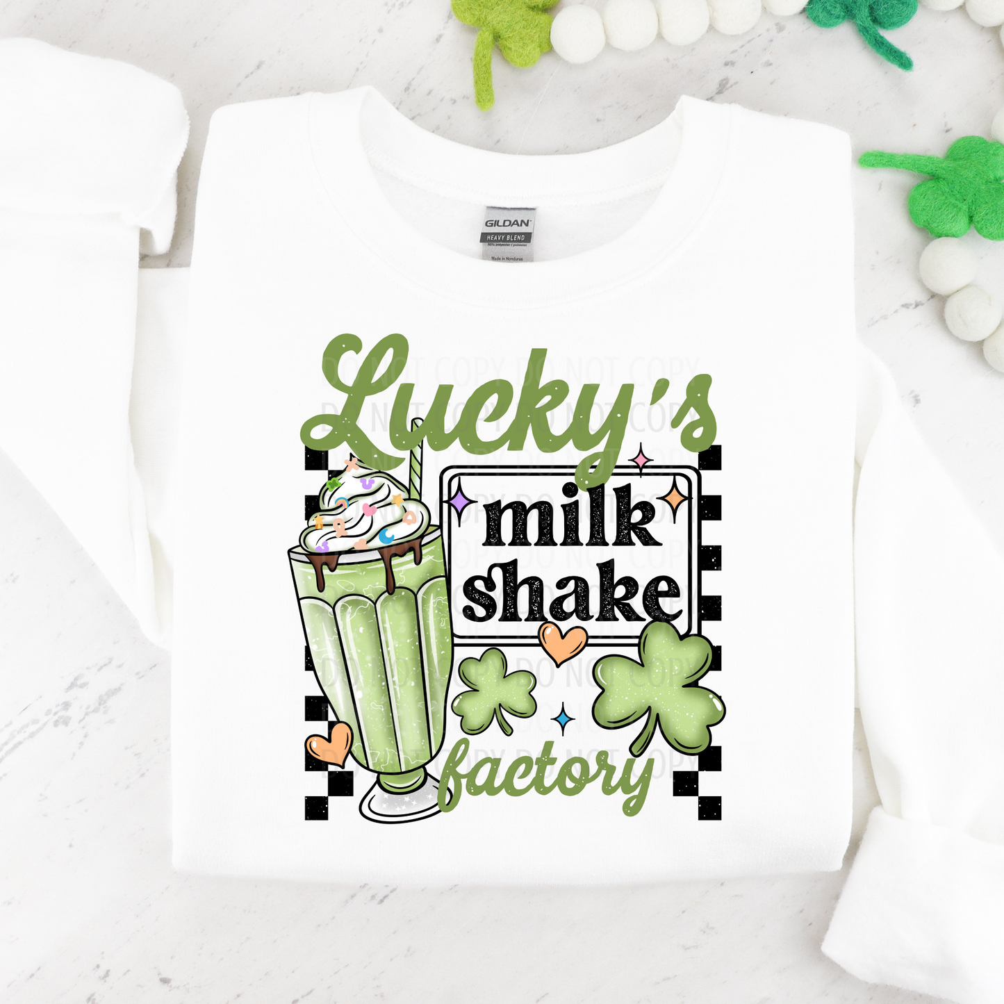 Lucky's Milkshake Factory DTF Transfer