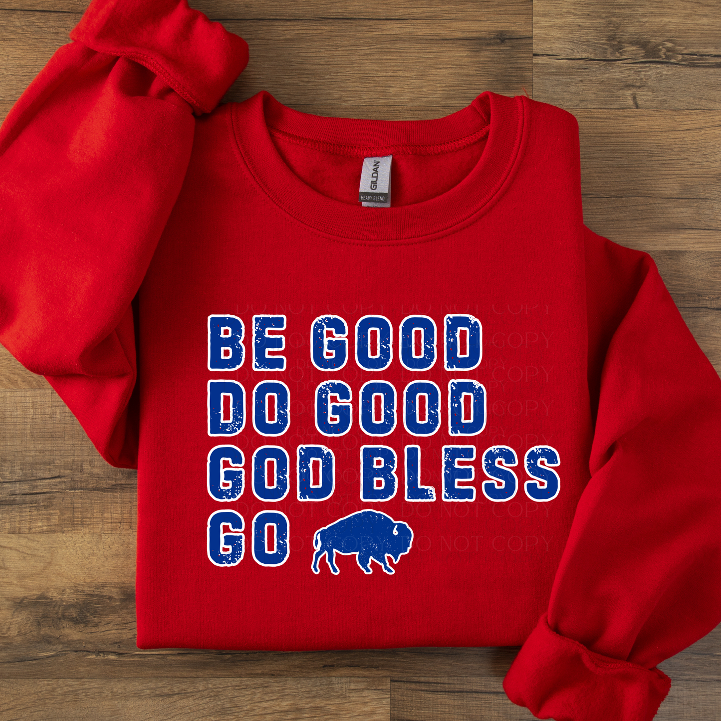 Do Good Be Good Red or Blue DTF Transfer