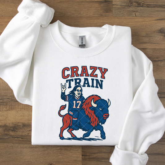 Buffalo Crazy Train DTF Transfer