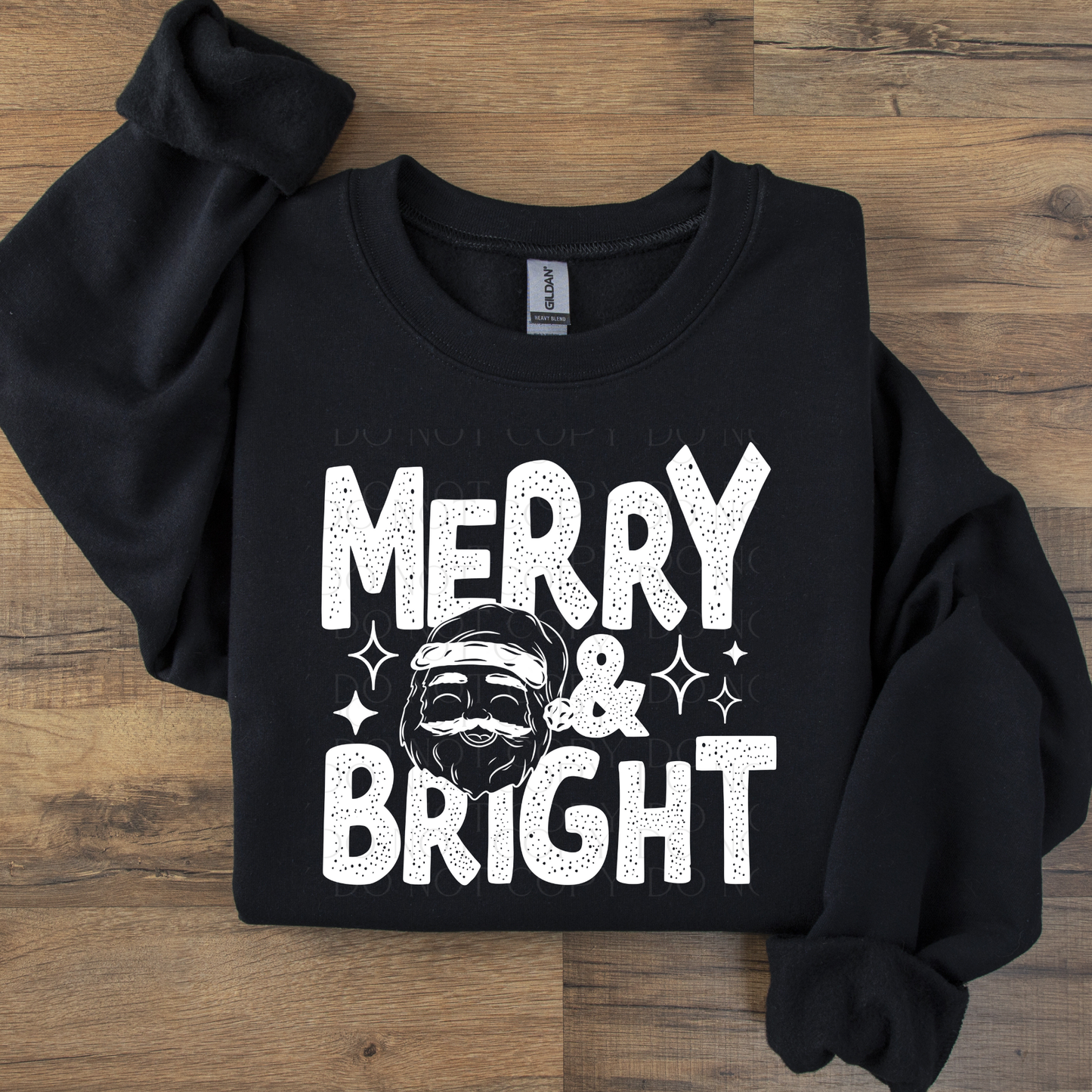 Merry and Bright  Christmas DTF Transfer