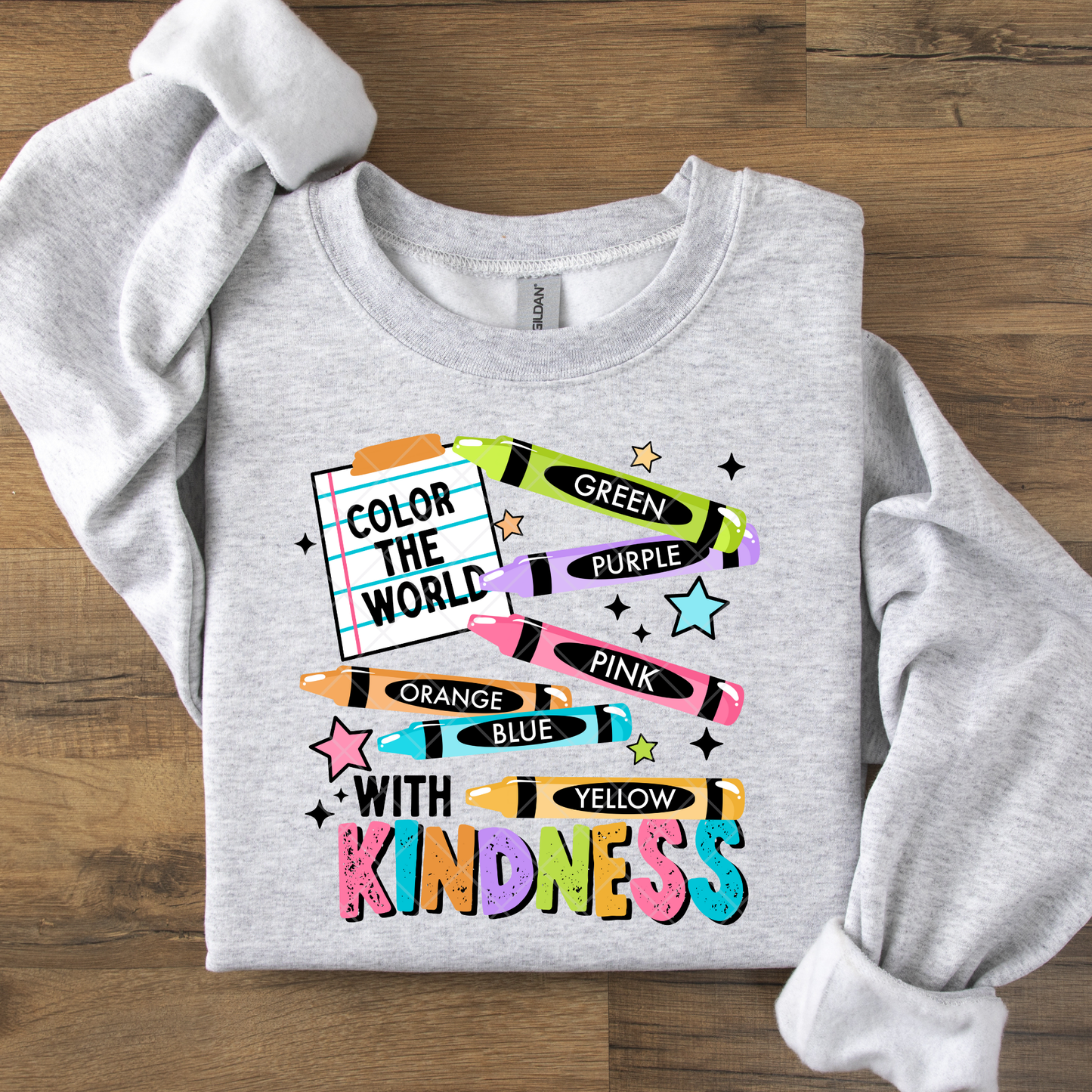 Color the World with Kindness DTF Transfer