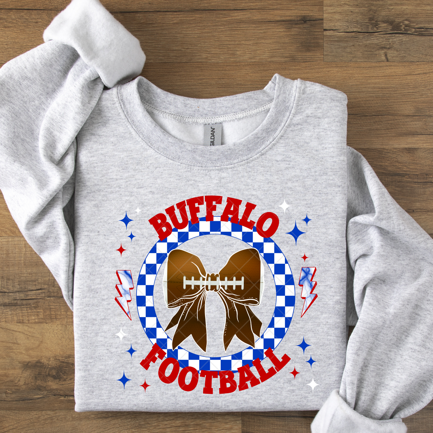 Buffalo Football Bow DTF Transfer