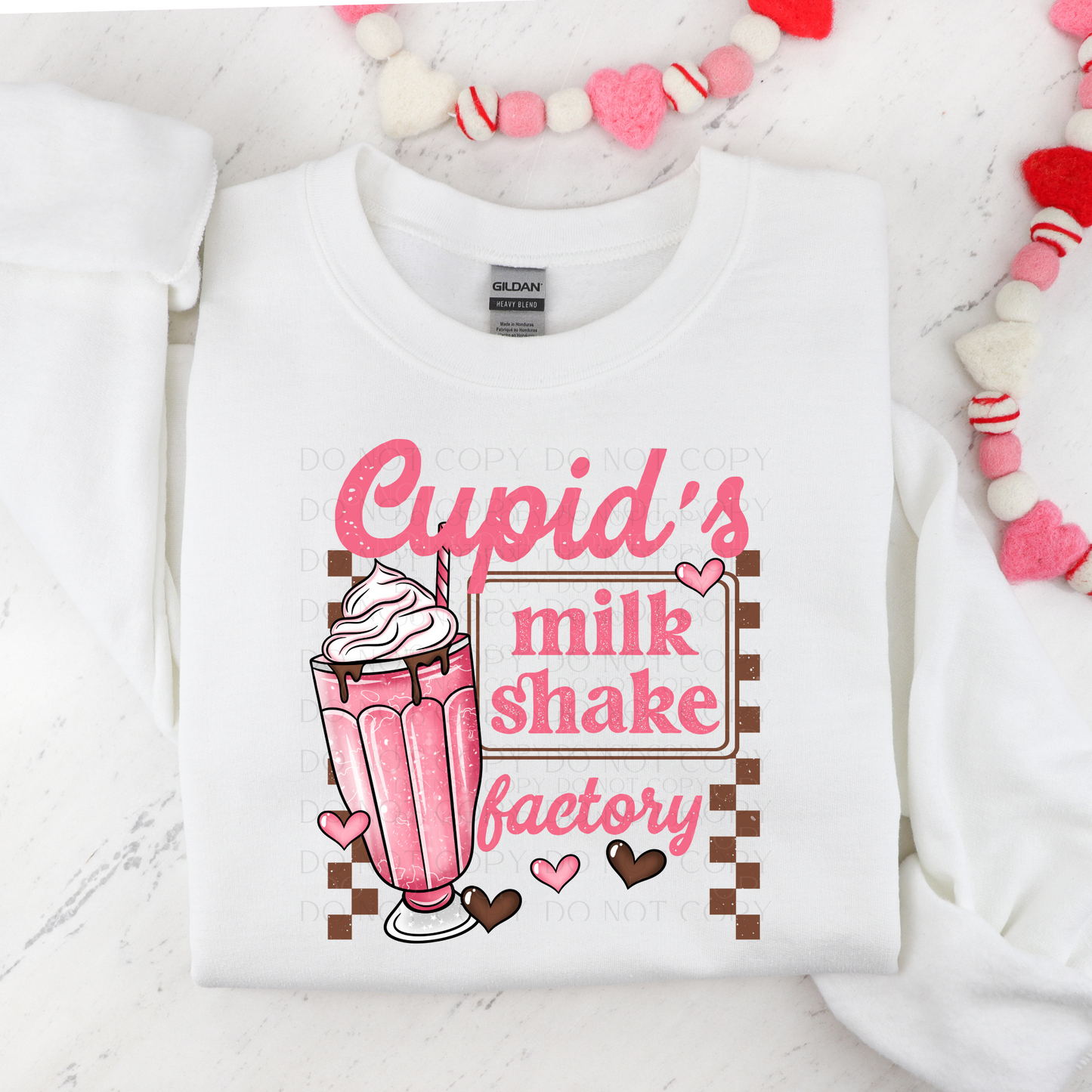 Cupid's Milkshake Factory DTF Transfer