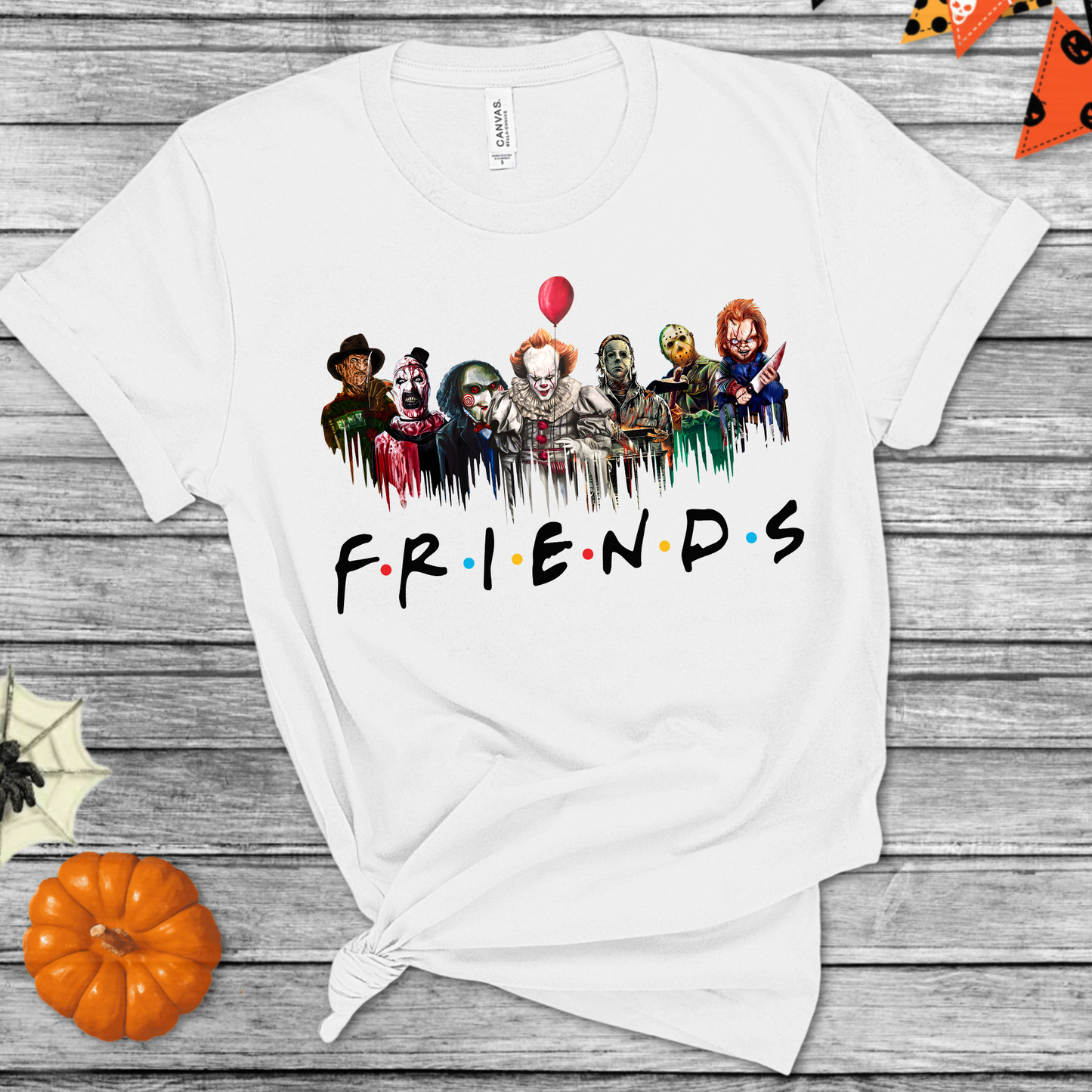 Horror Movie Characters Friends DTF Transfer