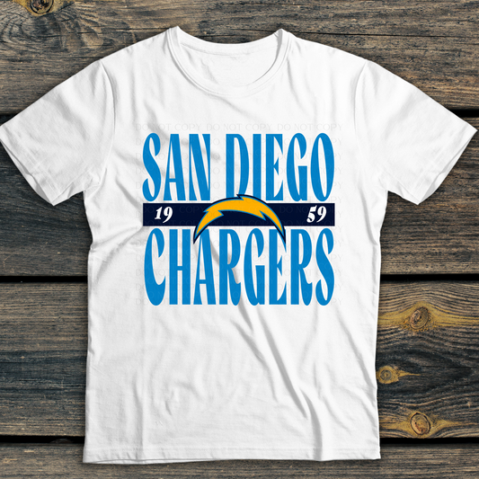 Chargers 1959 Football DTF Transfer