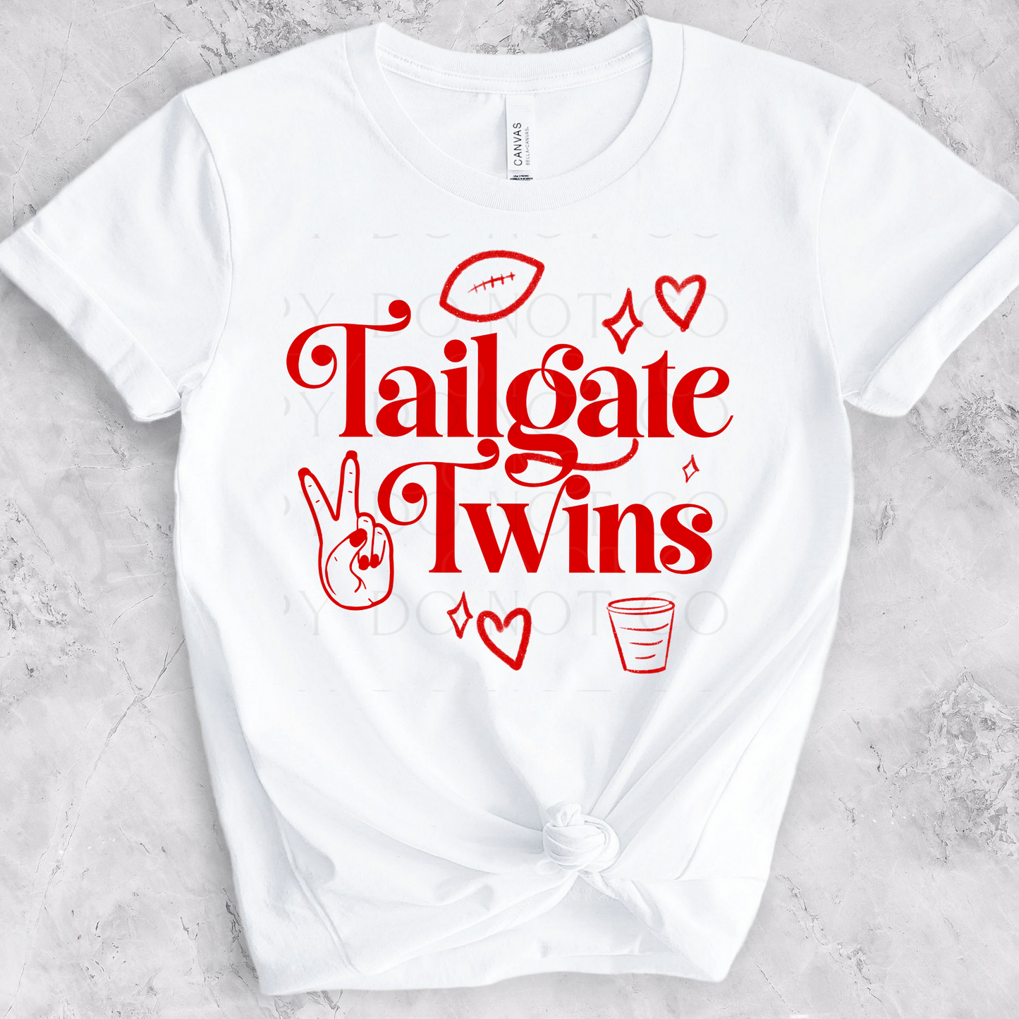 Tailgate Twins DTF Transfer