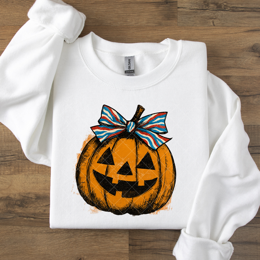 Buffalo bow pumpkin DTF Transfer