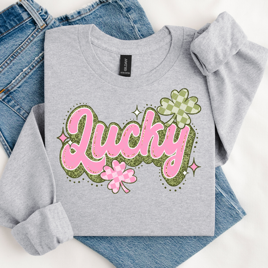 Lucky Checkered DTF Transfer