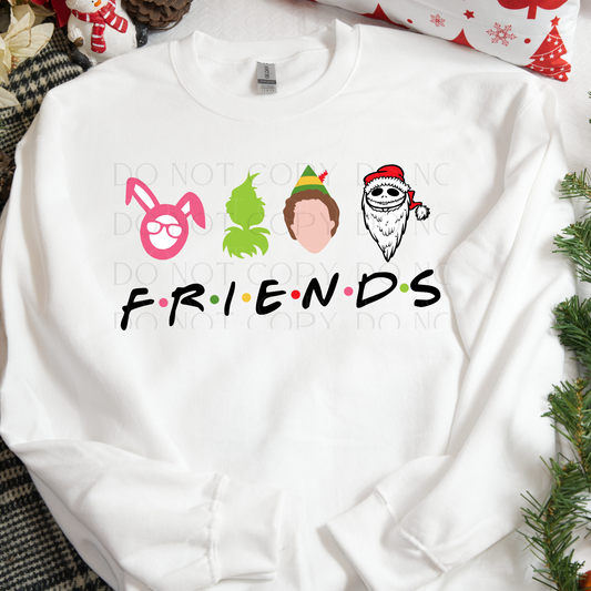 Christmas Friends DTF Transfer