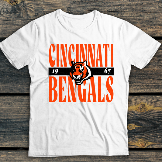 Bengals 1959 Football DTF Transfer