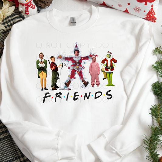 Christmas Movie Friends DTF Transfer