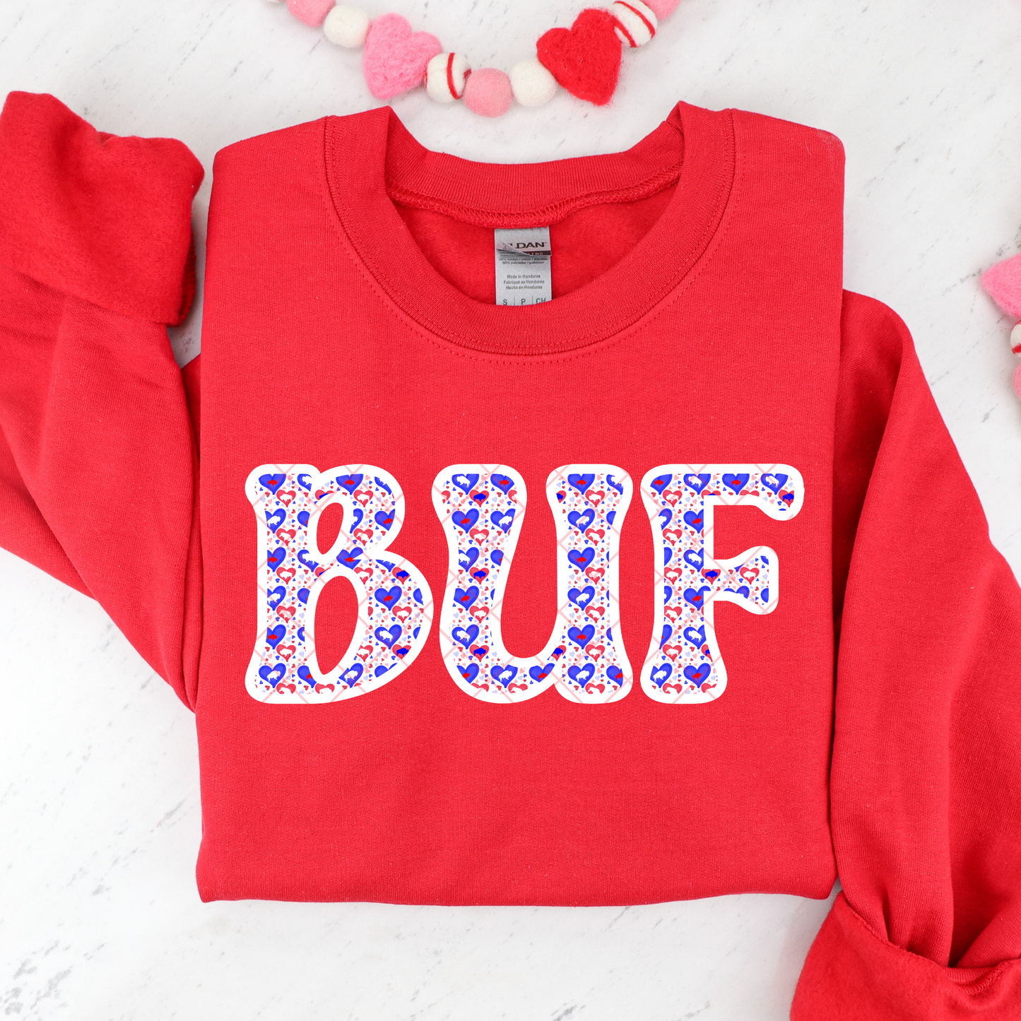 Valentine BUF DTF Transfer