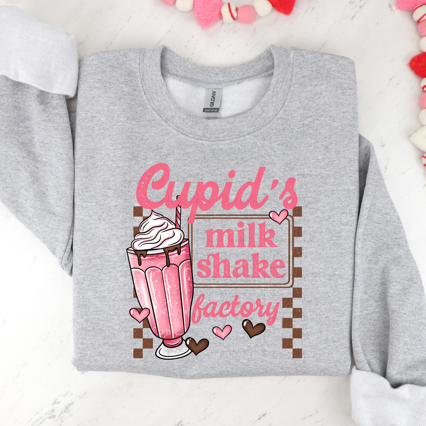 Cupid's Milkshake Factory DTF Transfer