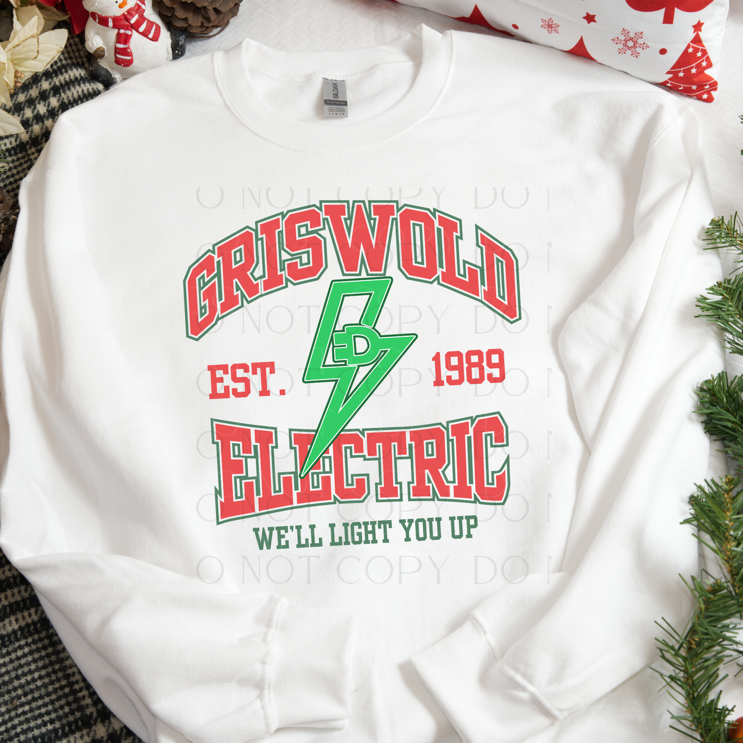 Griswold Electric Christmas DTF Transfer