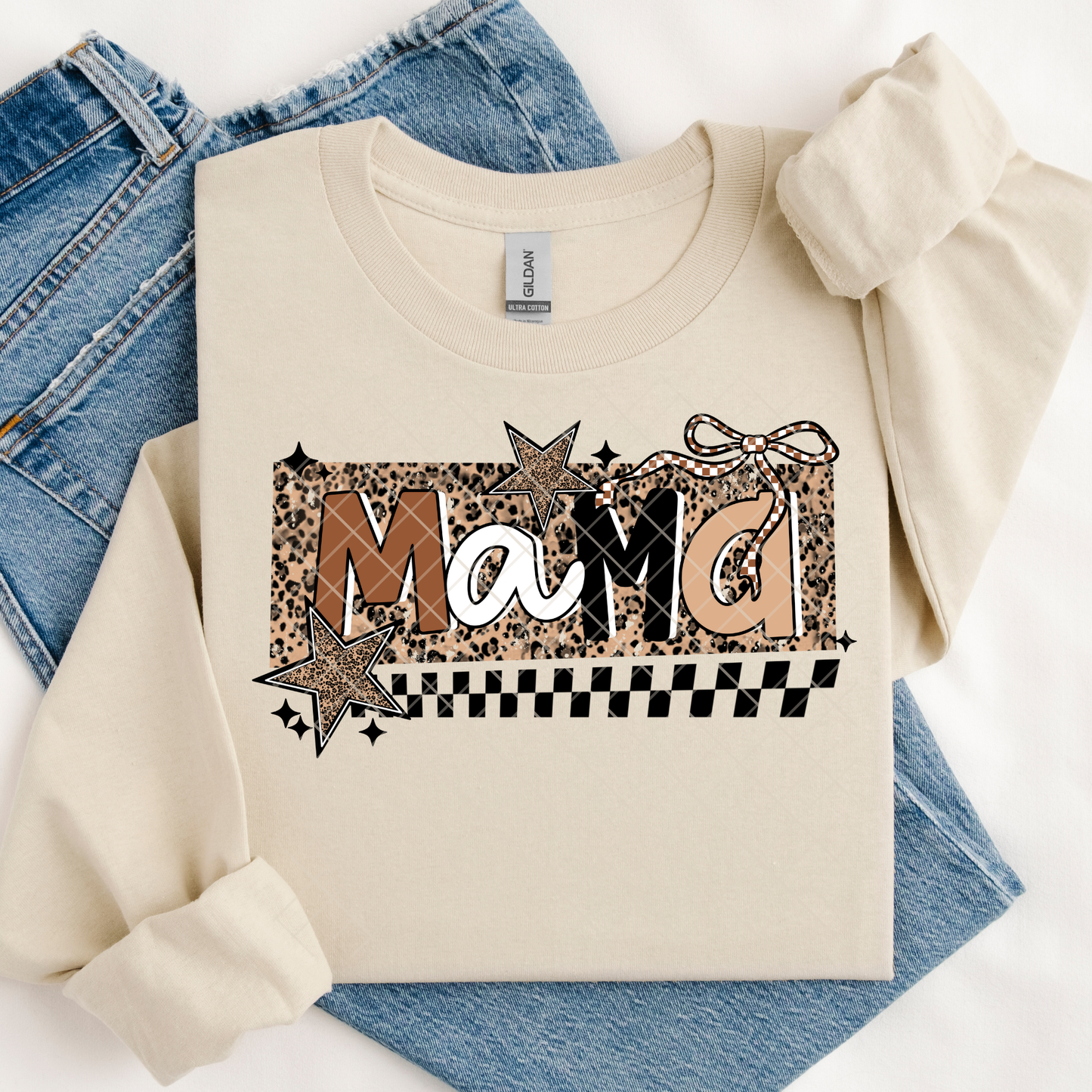 Mama and Mini DTF Transfer