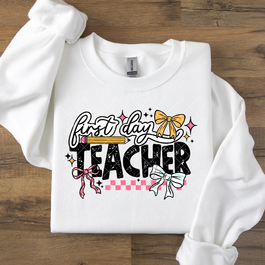 Teacher First Day of School DTF Transfer