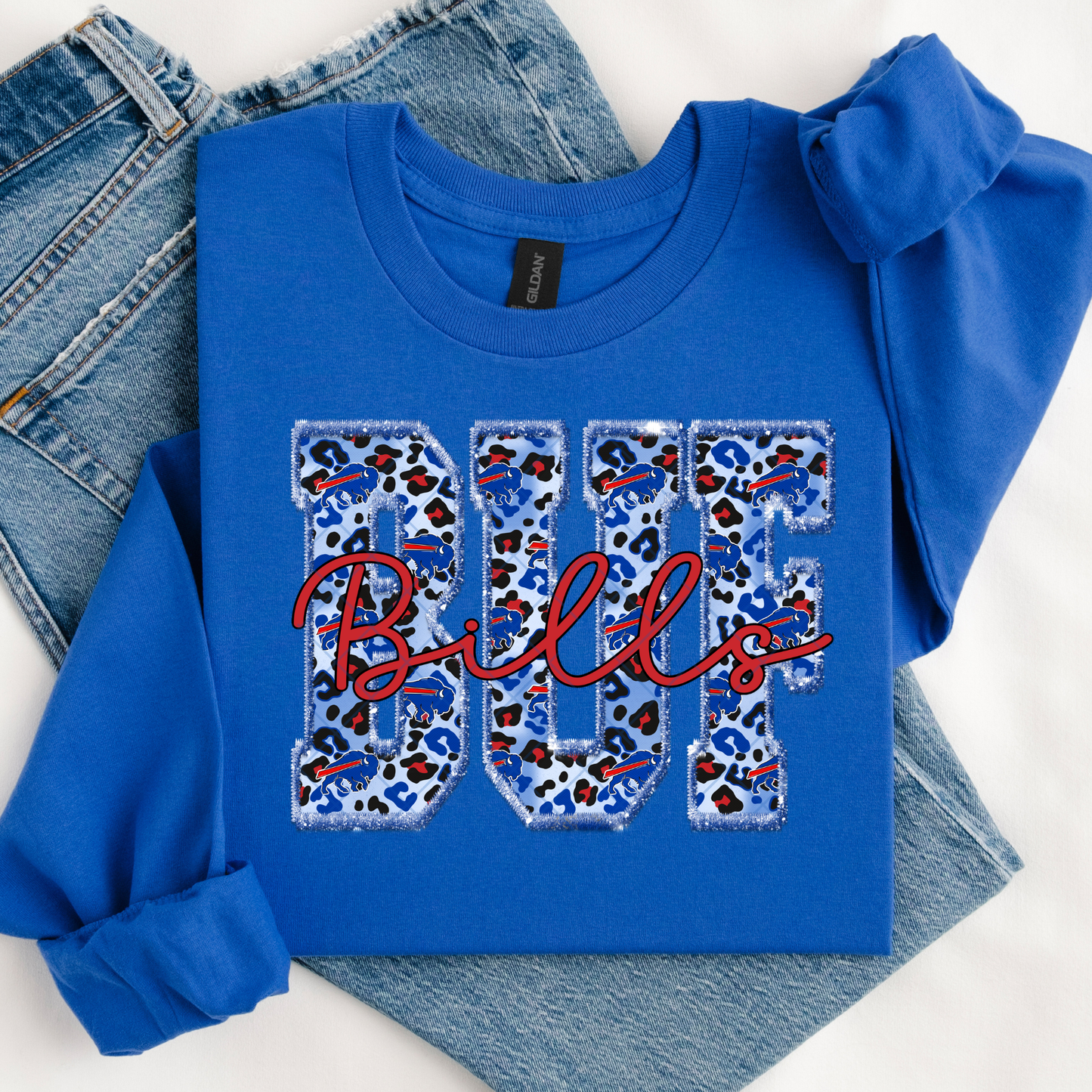 Blue BUF DTF Transfer