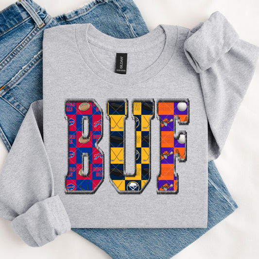 BUF Sports Trio DTF Transfer