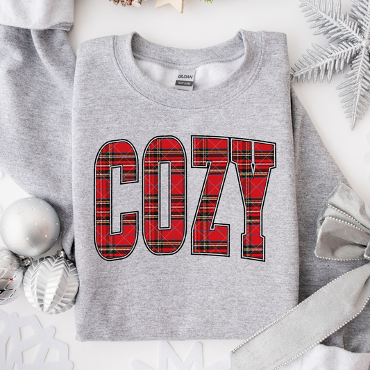 Plaid Cozy DTF Transfer