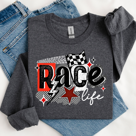 Race Life DTF Transfer