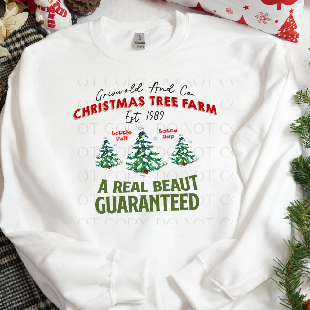 Griswold and CO Christmas Tree Farm DTF Transfer