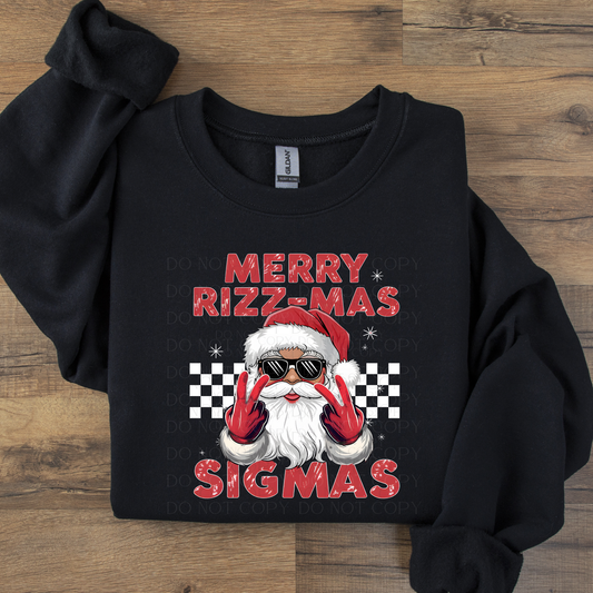 Merry Rizz-Mas Christmas DTF Transfer