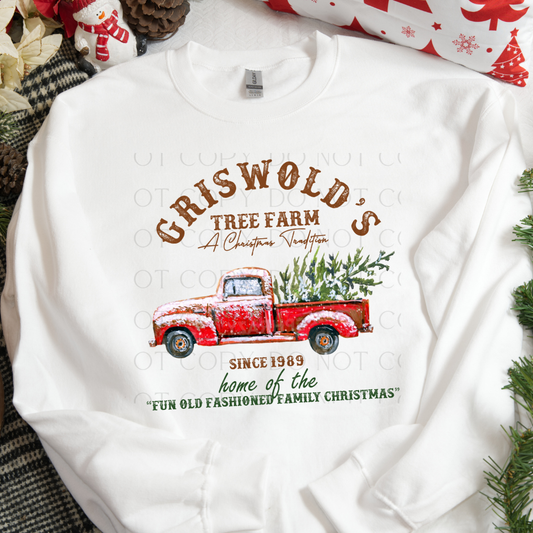 Griswold & CO Christmas Tree Farm DTF Transfer