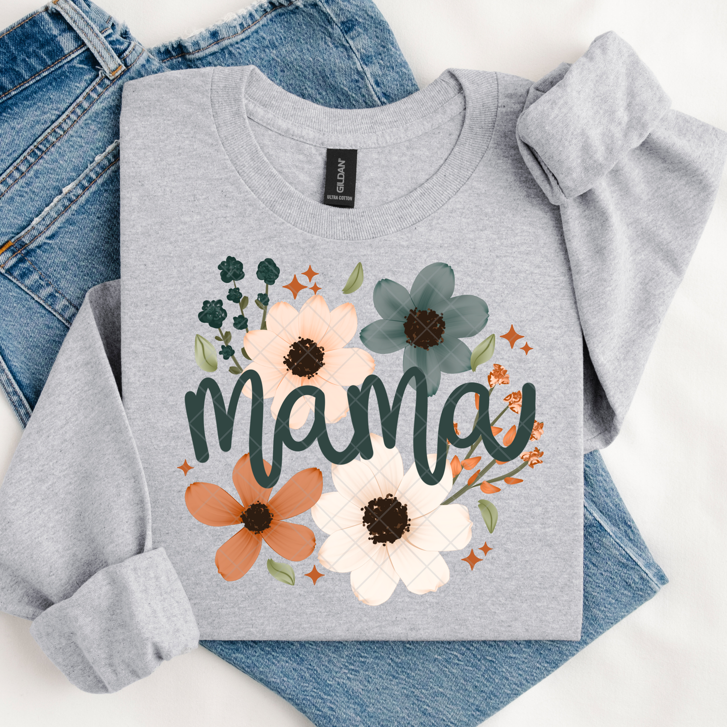 Mama Floral DTF Transfer