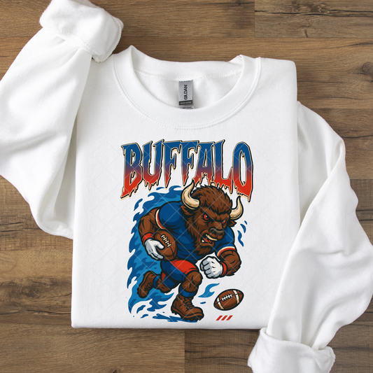 Big Buffalo With Football DTF Transfer