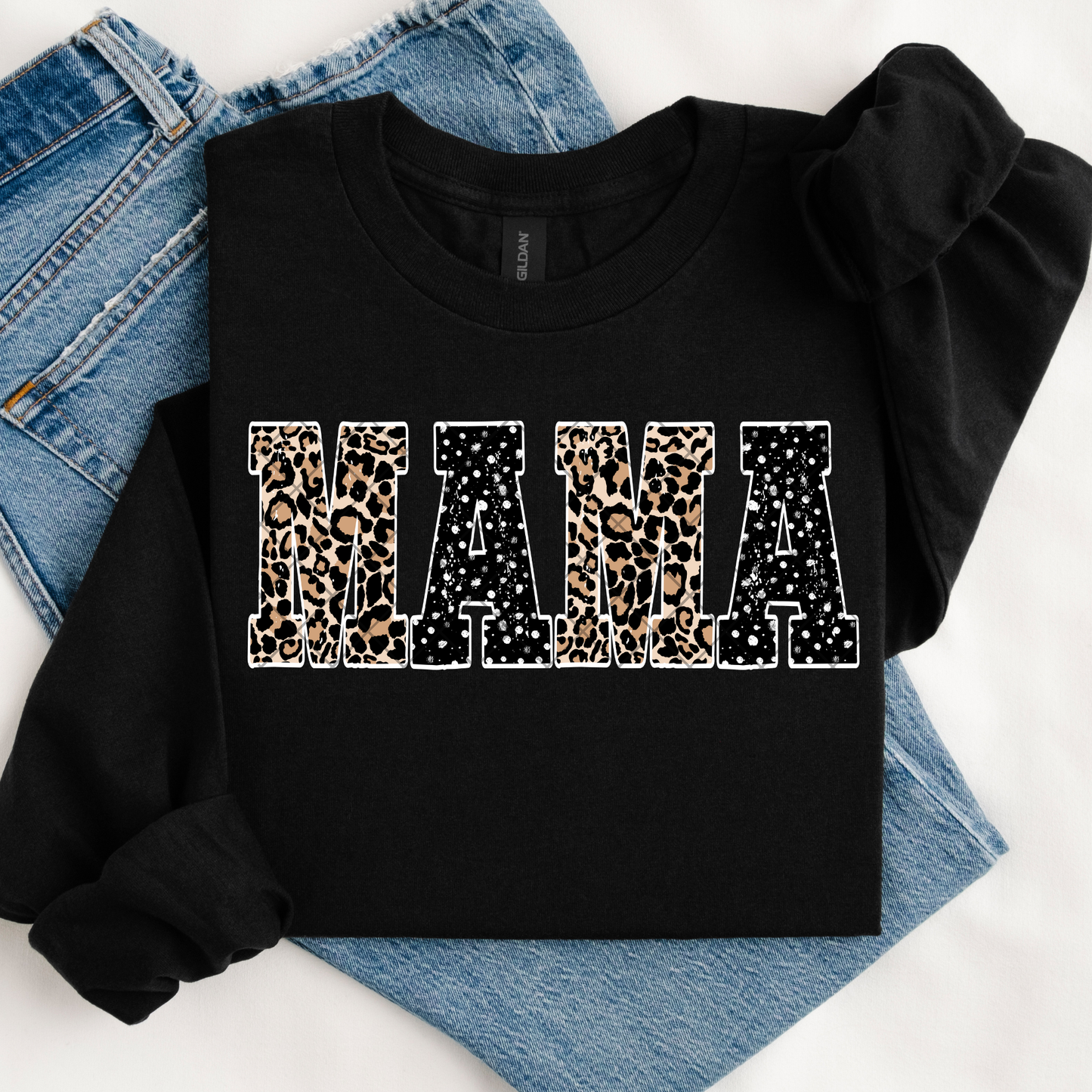 Mama or Mini Cheetah DTF Transfer