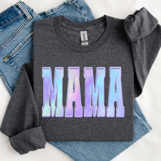 Mama Pink Purple DTF Transfer