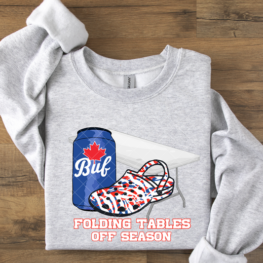 Folding Tables Off Season DTF Transfer