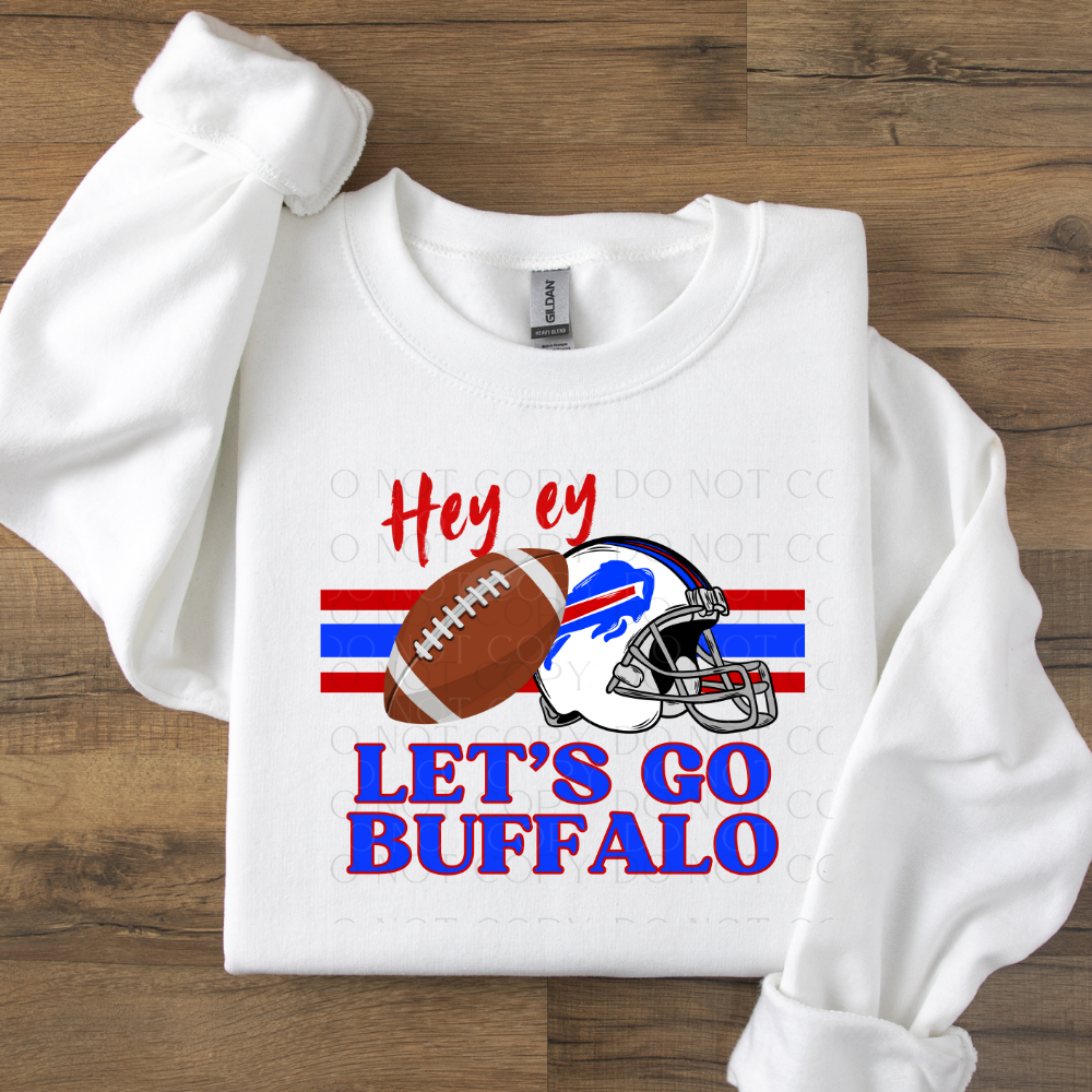 Lets Go Buffalo DTF Transfer