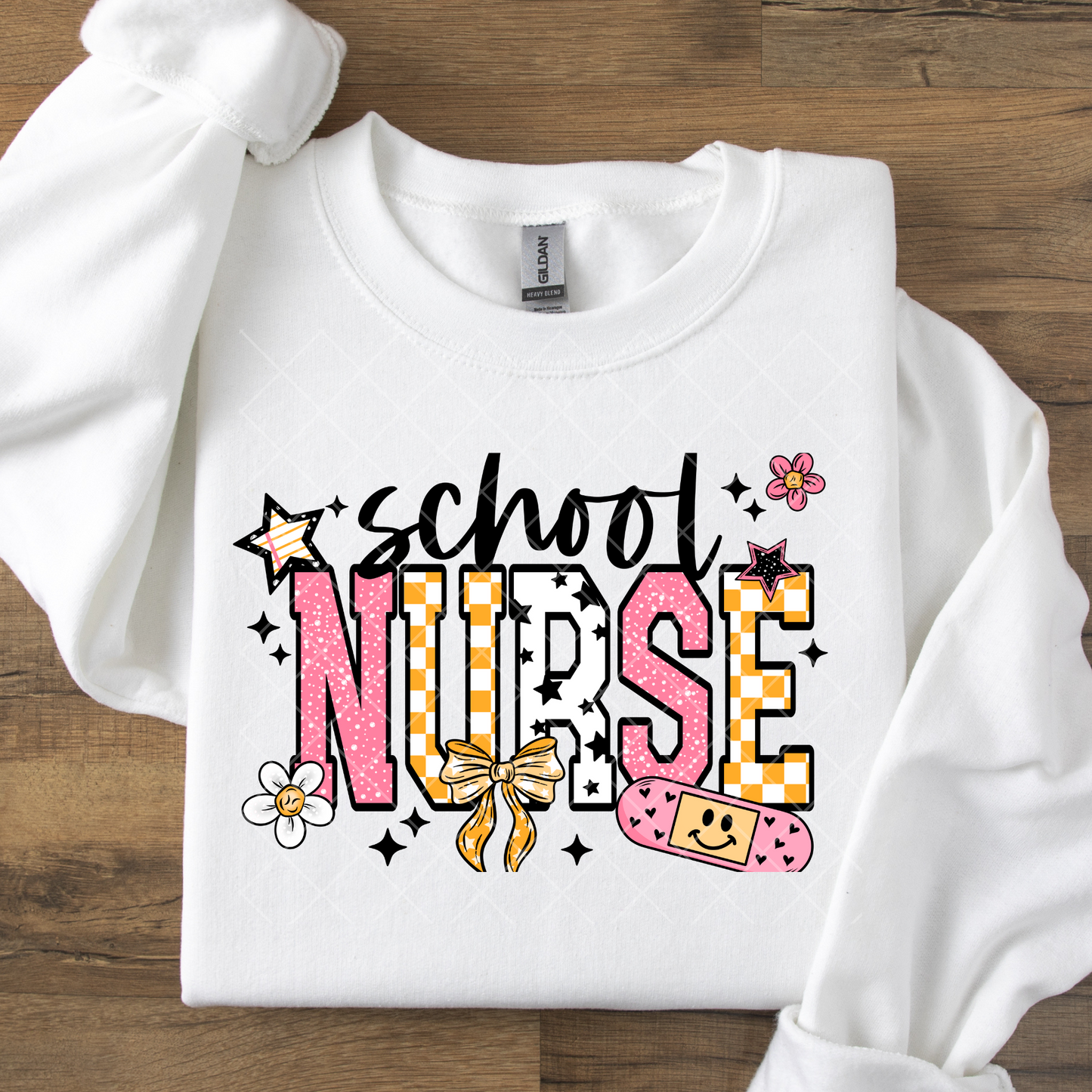School Nurse Cute DTF Transfer
