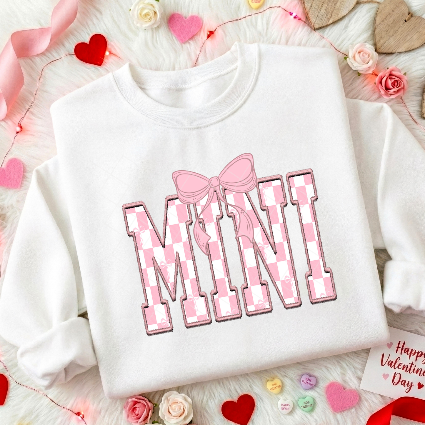 Mama or Mini Pink Valentine DTF Transfer
